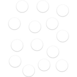 Adesivo para Piso Banheiro Antiderrapante Bolas Brancas 14un - 2