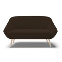 Ver imagem 3 de Namoradeira 02 Lugares Giovana Suede Pés Palito Natural - D’Rossi - Marrom