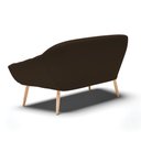 Ver imagem 5 de Namoradeira 02 Lugares Giovana Suede Pés Palito Natural - D’Rossi - Marrom
