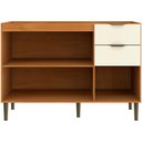Ver imagem 2 de Balcão 120 Cm 3 Portas 2 Gavetas Ibiza 4307 Casamia