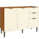 Ver imagem 1 de Balcão 120 Cm 3 Portas 2 Gavetas Ibiza 4307 Casamia