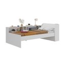 Ver imagem 2 de Cama Solteiro com Nicho 220x80cm Aria Branco