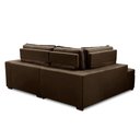 Ver imagem 6 de Sofá de Canto Retrátil e Reclinável com Molas LE 2,50x2,00m Viviane Suede Marrom Madelina Decor