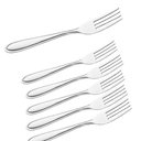 Ver imagem 1 de Jogo Garfo de Mesa Inox 6 Peças Restaurante Pizzaria Casa Classic