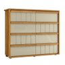 Cômoda Tarsila 100% Mdf Ripado 8 Gavetas - 7 Decor Cumaru e Opala - 1