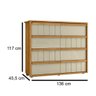 Cômoda Tarsila 100% Mdf Ripado 8 Gavetas - 7 Decor Cumaru e Opala - 3