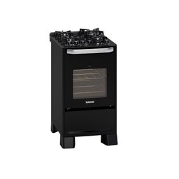 Fogão de Piso Suggar 4 Bocas Mesa de Vidro Best Grill Preto – 220 Volts - 2