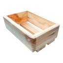 Ver imagem 1 de Bandeja Pinus Cru Alças de Sisal Cesta Café Manhã Presentear