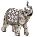 Ver imagem 1 de Escultura Elefante Indiano Estátua Decoração Hindu Prateado