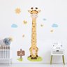 Adesivo de Parede Infantil Régua Girafa e Borboletas - 2