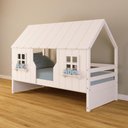 Ver imagem 1 de Cama Casinha Encantada Madeira Maciça Branco Housin