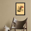 Ver imagem 1 de Quadro Sacro Santo São Jorge 45x34cm - com Vidro:madeira Branca