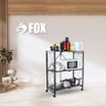 Estante Organizadora Dobrável 3 Níveis Fox Preta - 6