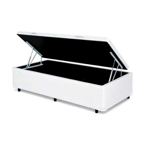 Cama Box Baú Solteiro 88 - Branco