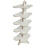 Sapateira Vertical de Chão para 5 Pares Desmontável Madeira MDF Apenas encaixe - 2