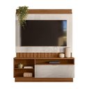 Ver imagem 1 de Estante Home Diamantina 785 Amendoa/perola Metalizado