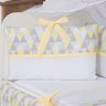 Kit para Mini Berço 100% algodão Losango Amarelo - 2