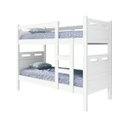 Ver imagem 2 de Beliche Solteiro Jaspe Versátil Vira 2 Camas Branco Estrado 100% Madeira - Super Resistente