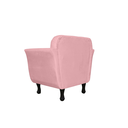 Ver imagem 2 de Poltrona Decorativa Helena Veludo Rosa - Montanris Decor