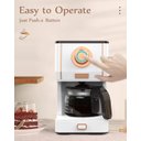 Ver imagem 7 de Amaste Cafeteira, Cafeteira de Vidro Estilo Retrô de 740 Ml