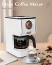 Ver imagem 2 de Amaste Cafeteira, Cafeteira de Vidro Estilo Retrô de 740 Ml