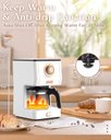 Ver imagem 6 de Amaste Cafeteira, Cafeteira de Vidro Estilo Retrô de 740 Ml