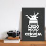 Placa Decorativa Geek Jedi Lado Negro Cerveja 30x40cm - 2