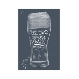 Placa Decorativa Frase Boteco Males 30x40cm - 1