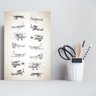 Placa Decorativa Vintage MDF Aviões 20x30cm - 2