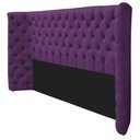 Ver imagem 6 de Cabeceira Queen Everest P02 160cm para Cama Box Suede Roxo