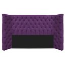 Ver imagem 1 de Cabeceira Queen Everest P02 160cm para Cama Box Suede Roxo