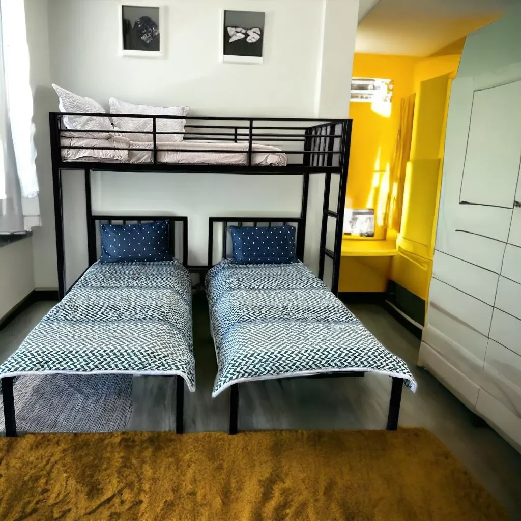 Beliche com 3 Camas de Solteiro - Max:amarelo - 2