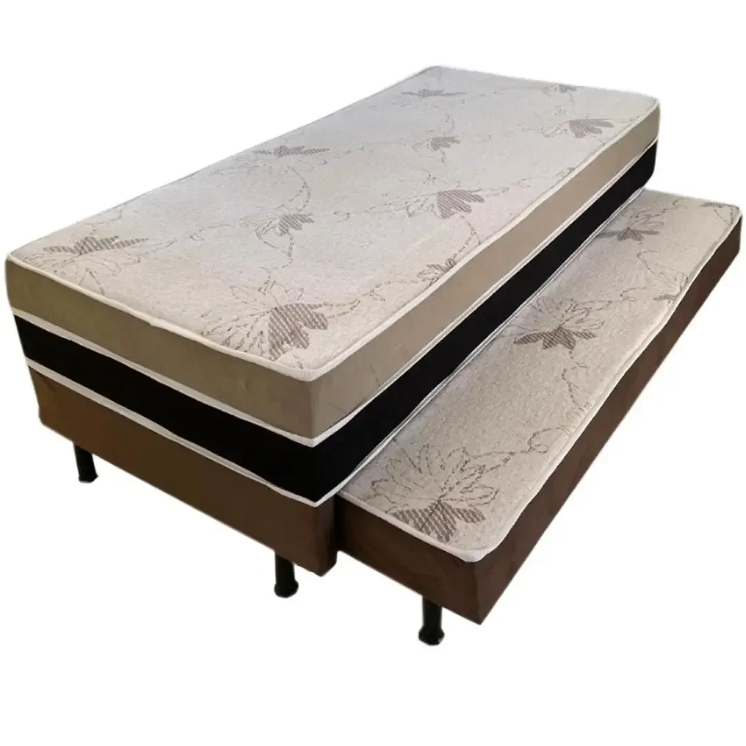 Bicama Box Absolut Solteiro Ortopédica 88x188x32cm Bio Flex Cor Marrom - 1