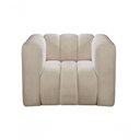 Ver imagem 3 de Poltrona Mona Bouclê Encosto Alto Confortável Marrom 510 Bella Decor