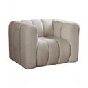 Ver imagem 4 de Poltrona Mona Bouclê Encosto Alto Confortável Marrom 510 Bella Decor