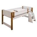 Ver imagem 3 de Cama Infantil Escadinha Naty Branco/Amendoa - Divaloto