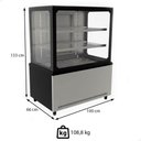 Ver imagem 3 de Balcão Venancio Vitrine Prime Ar Forçado Led Vidro Duplo Aquecido Low-e 220v 391l Pbv10 37483