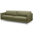 Ver imagem 1 de Sofá 3 Lugares para Sala Living Industrial 210cm Romero L06 Couro Verde Musgo - Lyam Decor