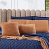 Kit de Peseira Royale Tricot com Fronhas e Almofadas 05 Peças - Tecido Malha Tricô com Elastano Deco - 3