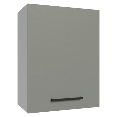 Armário Aéreo 50cm 1 Porta Branco/cinza Agata Madesa