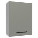 Ver imagem 1 de Armário Aéreo 50cm 1 Porta Branco/cinza Agata Madesa