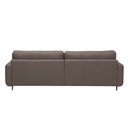 Ver imagem 7 de Sofá Decorativo Isaac 3 Lugares Sala de Estar 240cm Pés em Aço Couro Avelã G88 - Gran Belo