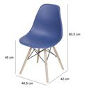 Ver imagem 2 de Cadeira Eames Base de Madeira Or Design
