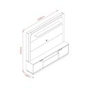 Ver imagem 2 de Home Theater Nilo 2m para Tv até 75 Polegadas - Cinamomo Madetec