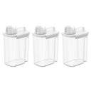 Ver imagem 1 de Kit 3 Dispensers Medidor 3,9l Porta Sabão Amaciante New Retro Lavanderia Área Serviço Coza