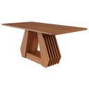 Ver imagem 1 de Mesa de Jantar 6 Lugares Tampo Mdf 180x90 Cm 20591 Cinamomo Molci