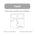 Ver imagem 5 de Jogo de Lençol King 4 Peças 400 Fios Ponto Palito Rose Toque Macio Premium Casa Dona
