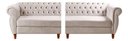 Ver imagem 3 de Sofá Nobreza 4 Lugares Clássico Chesterfield Bipartido Retrô