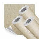 Ver imagem 1 de Kit 3 Papel de Parede Adesivo Texturizado Tecido Palha 15m