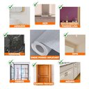 Ver imagem 7 de Kit 3 Papel de Parede Adesivo Texturizado Tecido Palha 15m